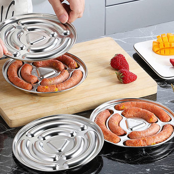 Λουκάνικα από ανοξείδωτο ατσάλι Μούχλα κρεατικά μπάρμπεκιου Κουφώματα μαγειρέματος Ζαμπόν Hot Dog Gadgets κουζίνας και αξεσουάρ Εργαλεία