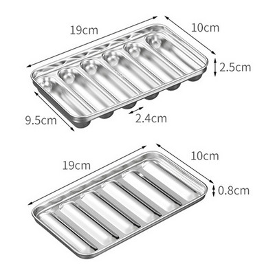 Roostevabast terasest vorstivormi köögividinad Laste hot dogi vormide valmistamine DIY küpsetatud singivorstikeetja kast Köögitarvikud
