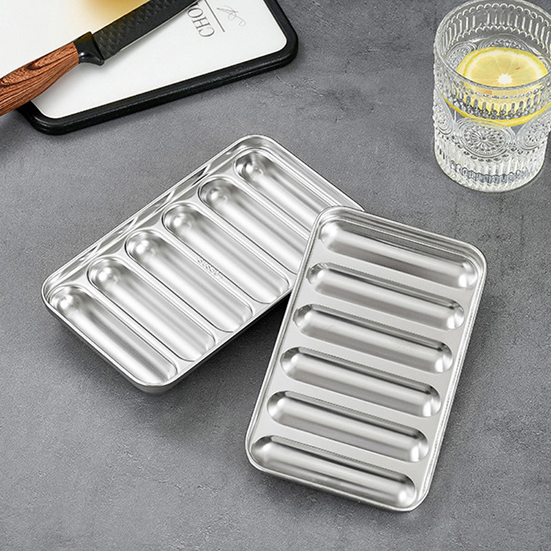 Roostevabast terasest vorstivormi köögividinad Laste hot dogi vormide valmistamine DIY küpsetatud singivorstikeetja kast Köögitarvikud