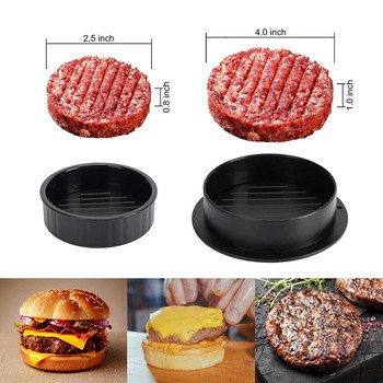 Ръчна преса за месо за хамбургери Форма за оризови топки Кръгла телешка скара за бургери Преса за банички Устройство за приготвяне на кюфтета Кухненски аксесоари