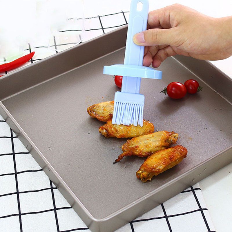 1 tk köögiflapjack õlihari, majapidamises kasutatav kõrge temperatuurikindel silikoonist söödav hari, soja grilliõli hari