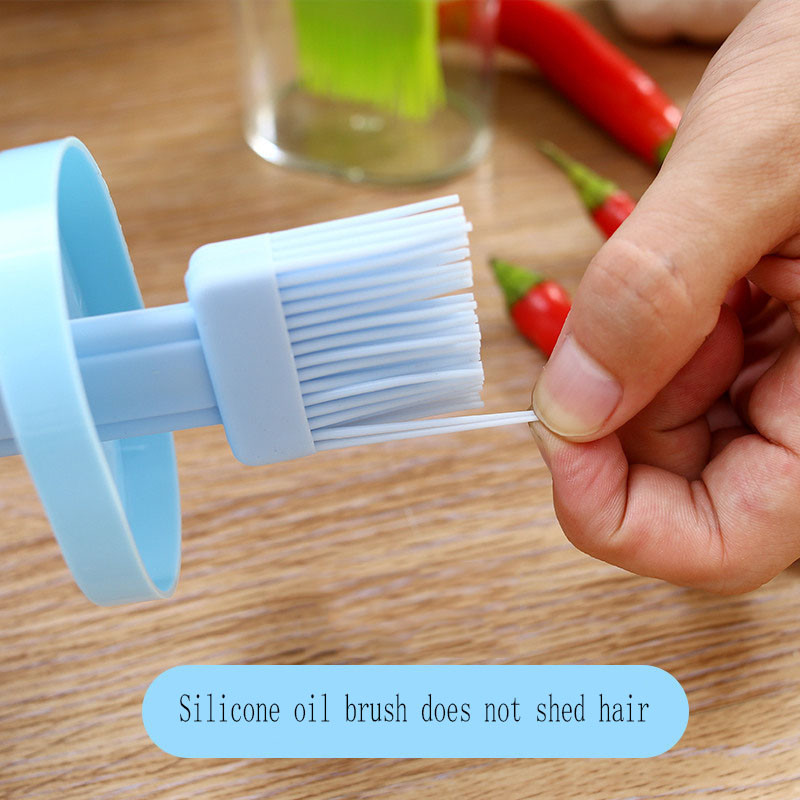 1 tk köögiflapjack õlihari, majapidamises kasutatav kõrge temperatuurikindel silikoonist söödav hari, soja grilliõli hari