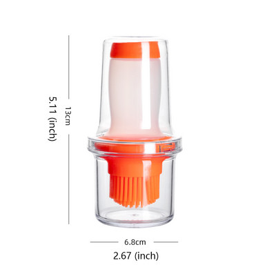 Onlycook hordozható olajos palack grillkefe szilikon konyhai grill főzőeszköz sütés palacsinta kemping kiegészítők kütyük