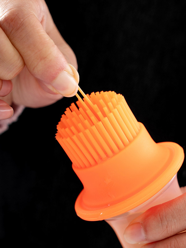 Onlycook hordozható olajos palack grillkefe szilikon konyhai grill főzőeszköz sütés palacsinta kemping kiegészítők kütyük