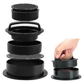 3 в 1 незалепваща форма за хамбургер с говеждо месо Основен инструмент за приготвяне на банички за хамбургер