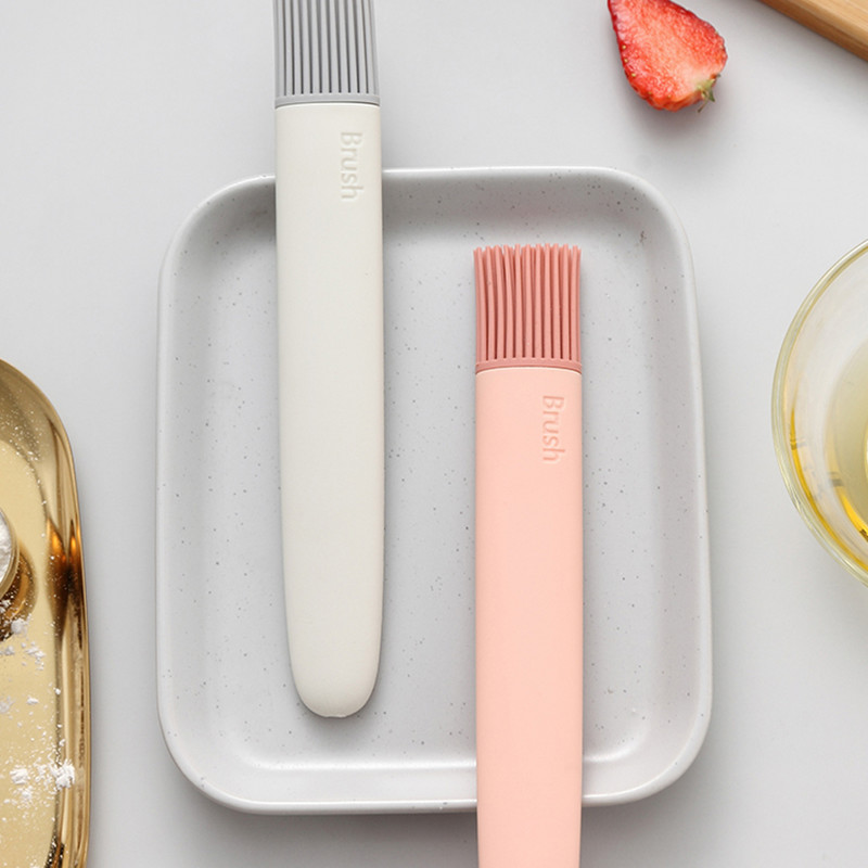 Onlycook 2 db Élelmiszer-minőségű szilikon ráncos kefék, magas hőmérsékletnek ellenálló hordozható barbeque BBQ sütőolaj eszközök