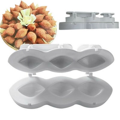 Kibbeh Press Mold Maker Kibbah Mold Kubba Kufta Rolls Ръчен инструмент за правене Нова машина за кюфтета 2021 г.