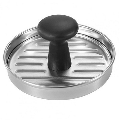 Naudinga mėsainių presas nerūdijančio plieno mėsos presas apvalios formos kepimas BBQ mėsainių presas maisto forma