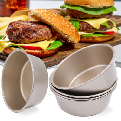 Кухненска форма с кръгла форма за хамбургер Хранителна незалепваща форма за котлети за готвач Бургер Месо Телешко скара Форма за бургер Кухненски инструменти