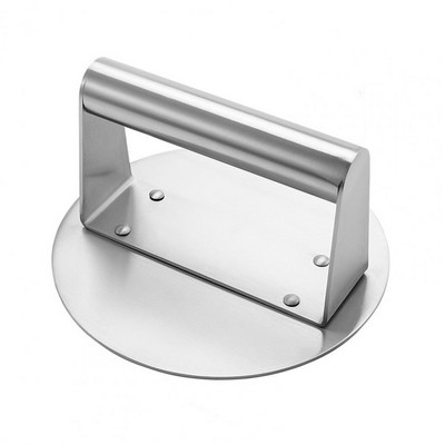 „Burger Press“ nepridegantis nerūdijančio plieno, lengvai plaunamas indaplovėje saugus nerūkomas pyragų kepimo aparatas, skirtas ant grotelių kepsninei