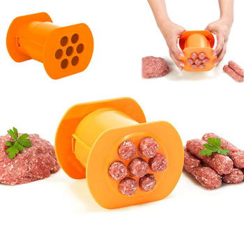 One Press Cevapcici Maker Kitchen Направи си сам Ръчен Hot Dog Burger Meat Food Pasta Presser Машина за правене на колбаси Ръчно изработени инструменти за джаджи