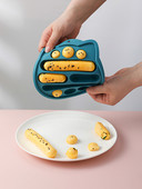 Vorstivalmistaja isetegemise käsitsi vormimise mittenakkuv hot dog käsitsi valmistatud singi silikoonvormi kiire prototüüpide valmistamise tööriist