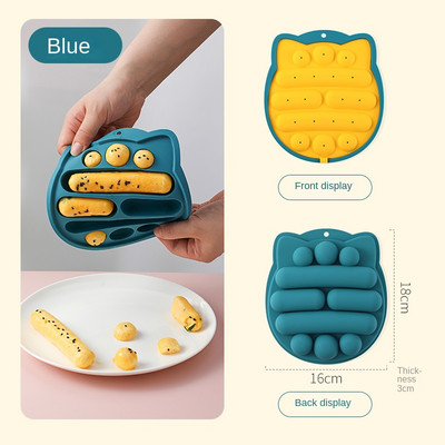 Vorstivalmistaja isetegemise käsitsi vormimise mittenakkuv hot dog käsitsi valmistatud singi silikoonvormi kiire prototüüpide valmistamise tööriist