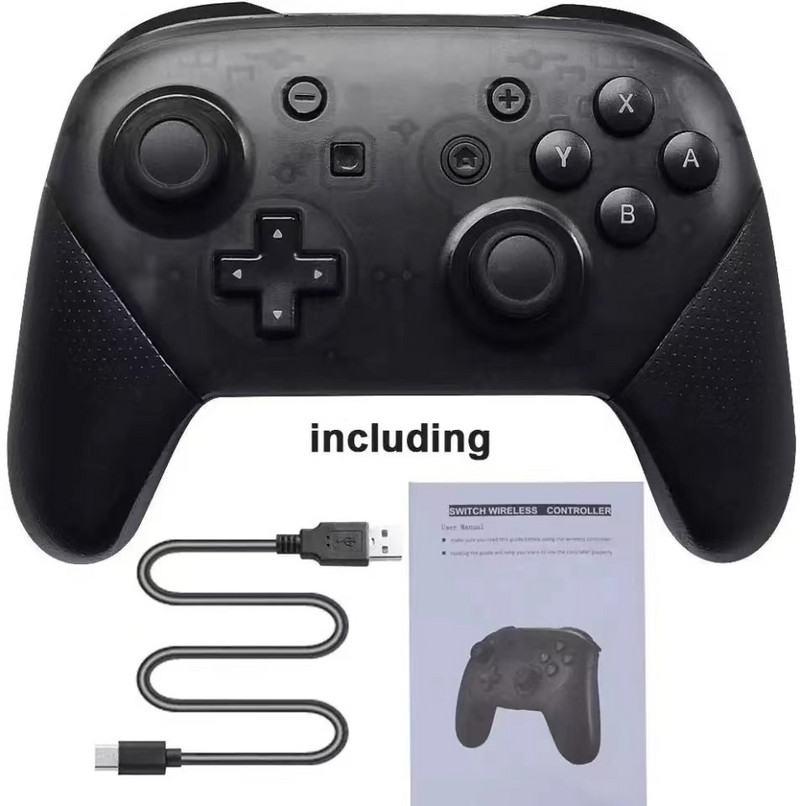 Juhtmeta Bluetoothi juhtkangi kontroller Nintend Switch Pro Mando Gamepad Game T4 Pro jaoks Nintend Switchi/Lite/Switch OLED jaoks