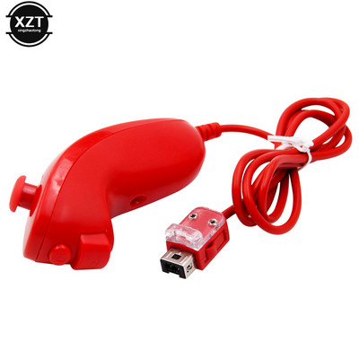 Nintend Wii mängukontrolleri juhtkangi vasakpoolne kumer mängukäepideme juhtpult Nunchuk Nintendo Wii mängupuldi Nunchuck mängu jaoks