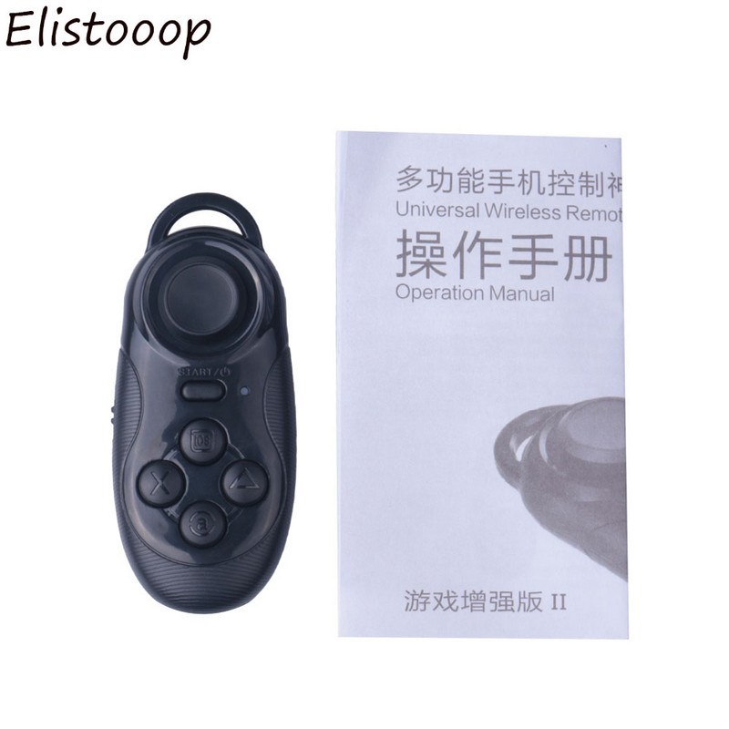 Mini belaidis „Bluetooth“ žaidimų pultelis VR valdiklio nuotolinio valdymo pultas, skirtas „IOS“ / „Android“ išmaniesiems telefonams, nešiojamiesiems kompiuteriams, žaidimų priedams