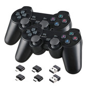 2,4 GHz-es vezeték nélküli játékvezérlő PC-hez laptophoz USB-játékvezérlő joystick PS3-hoz Android TV Box Windows Raspberry Pi 4 3 Joypad