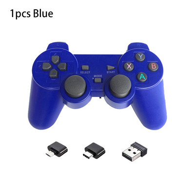 2,4 GHz-es vezeték nélküli játékvezérlő PC-hez laptophoz USB-játékvezérlő joystick PS3-hoz Android TV Box Windows Raspberry Pi 4 3 Joypad