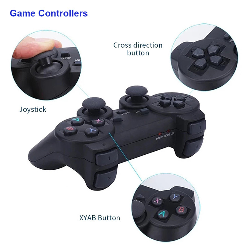 2,4 GHz-es vezeték nélküli játékvezérlő PC-hez laptophoz USB-játékvezérlő joystick PS3-hoz Android TV Box Windows Raspberry Pi 4 3 Joypad