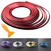 5M Umetak za umetak ruba armaturne ploče automobila Ukrasna letvica za interijer Umetnuta traka za dodatnu opremu za automobile sa strugačem