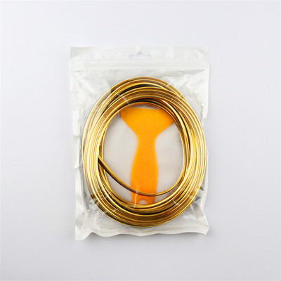 5M Umetak za umetak ruba armaturne ploče automobila Ukrasna letvica za interijer Umetnuta traka za dodatnu opremu za automobile sa strugačem