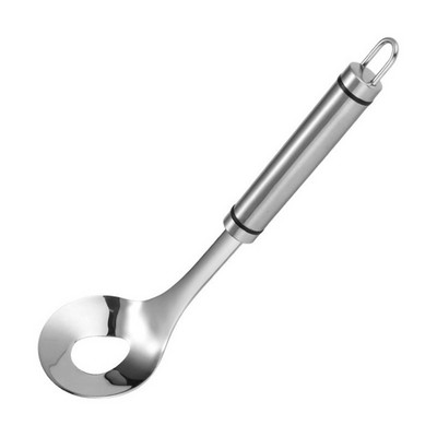 Fasírt készítő kézi tükör polírozott fényes akasztós háztartási kanál eszköz