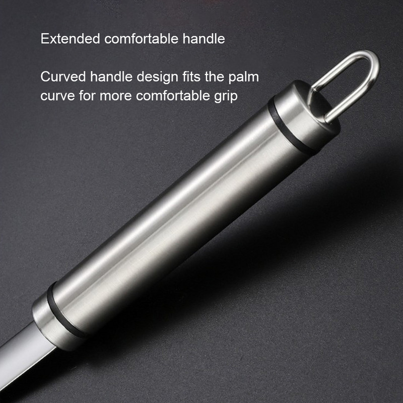 Fasírt készítő kézi tükör polírozott fényes akasztós háztartási kanál eszköz