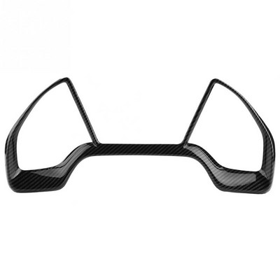 Automobilio prietaisų skydelio dekoratyviniai rėmo ciferblato žiedai, apdailinti raudona/krabono pluošto, skirta Honda Civic 10th 2016 2017 2018