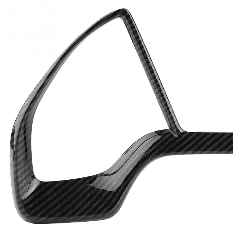 Automobilio prietaisų skydelio dekoratyviniai rėmo ciferblato žiedai, apdailinti raudona/krabono pluošto, skirta Honda Civic 10th 2016 2017 2018