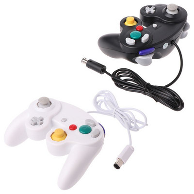 NGC vadu spēļu kontrolieris GameCube Gamepad WII videospēļu konsoles vadībai ar GC portu