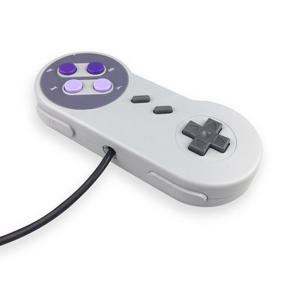 1 tk Juhtmega Super USB kontroller Mängupult Juhtkangid Classic Joypad Nintendo SNES mängude jaoks Windows PC MAC arvuti