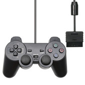 Vezetékes vezérlő Sony PS2 vezérlőhöz Mando PS2/PS2 Joystick Playstation 2-höz Vibration Shock Joypad Vezetékes USB PC Gamepad