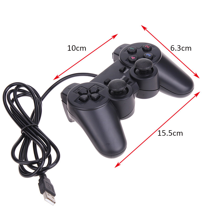 USB vezetékes játékvezérlő Windows PC-hez/Raspberry Remote Gamepad Joystick Joypad laptop asztali számítógéphez