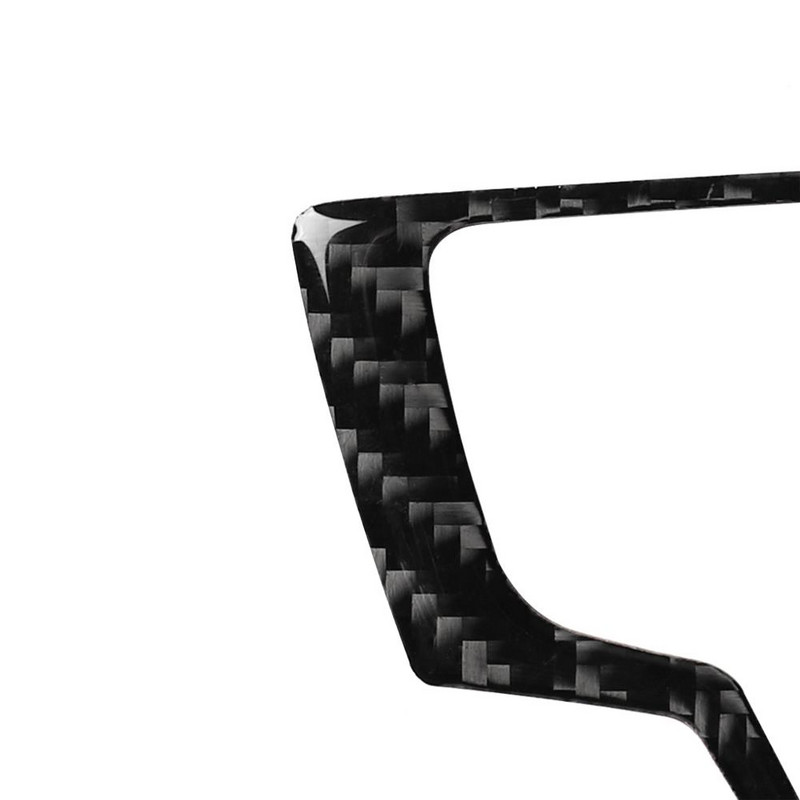 Anglies pluošto vidaus centrinės konsolės daugialypės terpės perjungimo skydelio dangtelio apdailos lipdukas skirtas Audi A6 S6 C7 A7 S7 4G8 2012-2018 m.