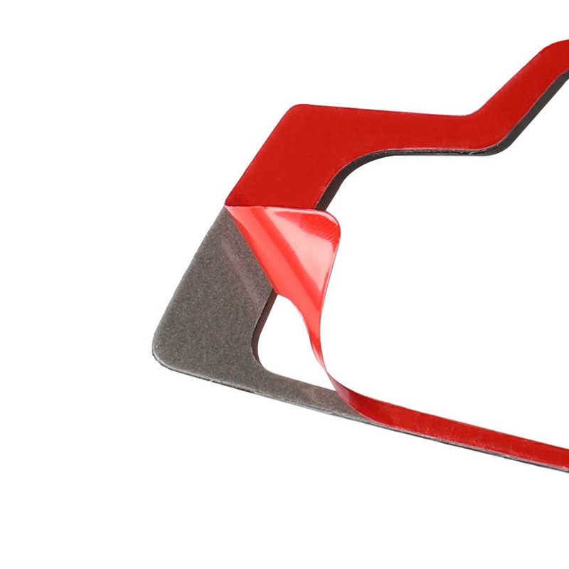 Anglies pluošto vidaus centrinės konsolės daugialypės terpės perjungimo skydelio dangtelio apdailos lipdukas skirtas Audi A6 S6 C7 A7 S7 4G8 2012-2018 m.