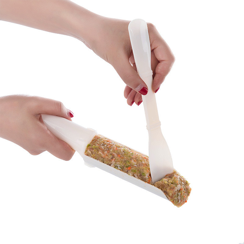 1 szett konyhai húsgombóc fishball DIY húsgombóc készítő plusz kanál főzőeszközök konyhai kiegészítők