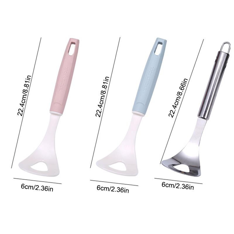 Mėsos kukulių gaminimo šaukštas nerūdijančio plieno / plastiko, universalus, nepridegantis mėsos plakimo kaušelis Mėsos kukulių gaminimo įrankio virtuvės reikmenų įtaisas