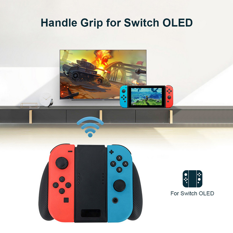 Nintendo Switchi jaoks mõeldud OLED-i kontrolleri käepideme käepidemega mängupuldi tugi Mänguhoidik Laadimisdoki käepide FoSwitch/Switch OLED