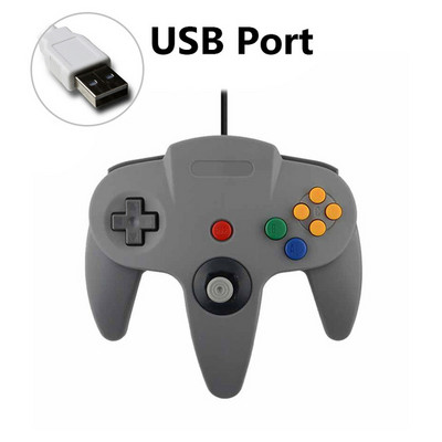 Vezetékes N64 Gamepad Joypad Gaming Joystick Gamecube-hoz Mac Gamepadokhoz PC-játékvezérlő