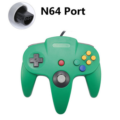Vezetékes N64 Gamepad Joypad Gaming Joystick Gamecube-hoz Mac Gamepadokhoz PC-játékvezérlő