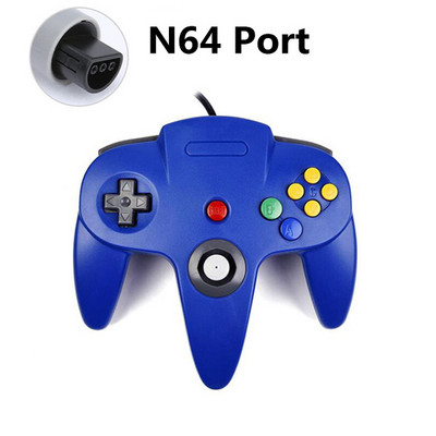 Vezetékes N64 Gamepad Joypad Gaming Joystick Gamecube-hoz Mac Gamepadokhoz PC-játékvezérlő