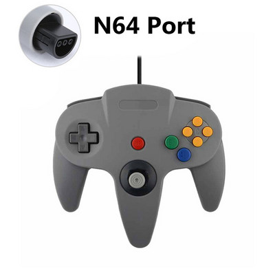 Vezetékes N64 Gamepad Joypad Gaming Joystick Gamecube-hoz Mac Gamepadokhoz PC-játékvezérlő