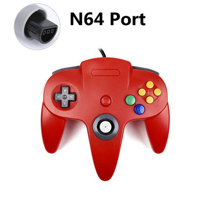 Vezetékes N64 Gamepad Joypad Gaming Joystick Gamecube-hoz Mac Gamepadokhoz PC-játékvezérlő