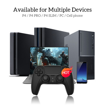 Безжичен джойстик Bluetooth за PS4 контролер геймпад 6-осна игра Mando джойпад за PS4/PS4 Slim/PC/Steam/iPad/таблет/Andriod