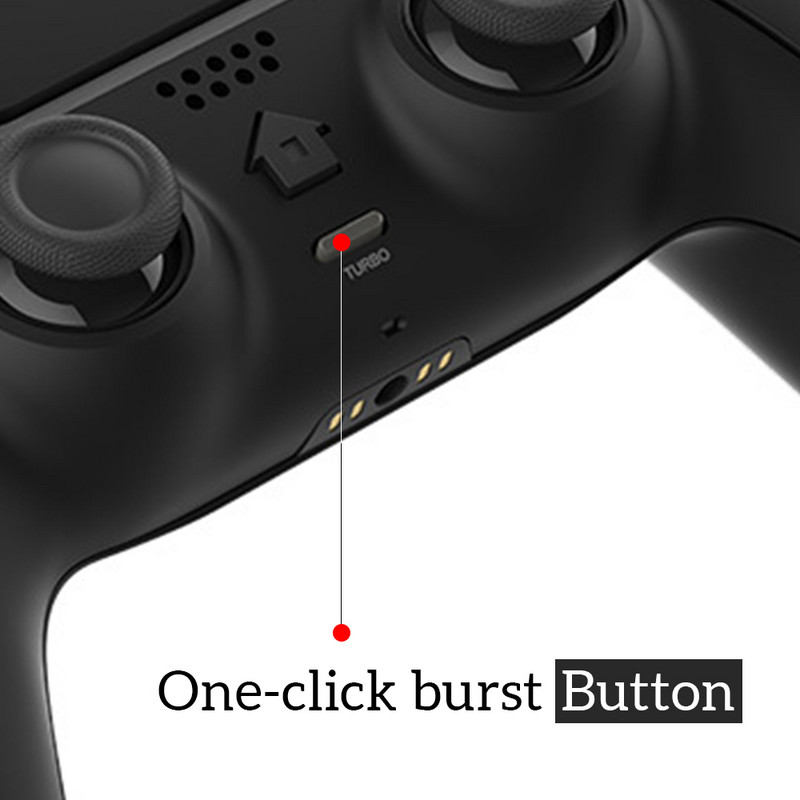 Juhtmeta juhtkang Bluetooth PS4 kontrolleri mängupuldi jaoks 6-teljeline Mando Joypad PS4/PS4 Slim/PC/Steam/iPad/tahvelarvuti/Andriodi jaoks