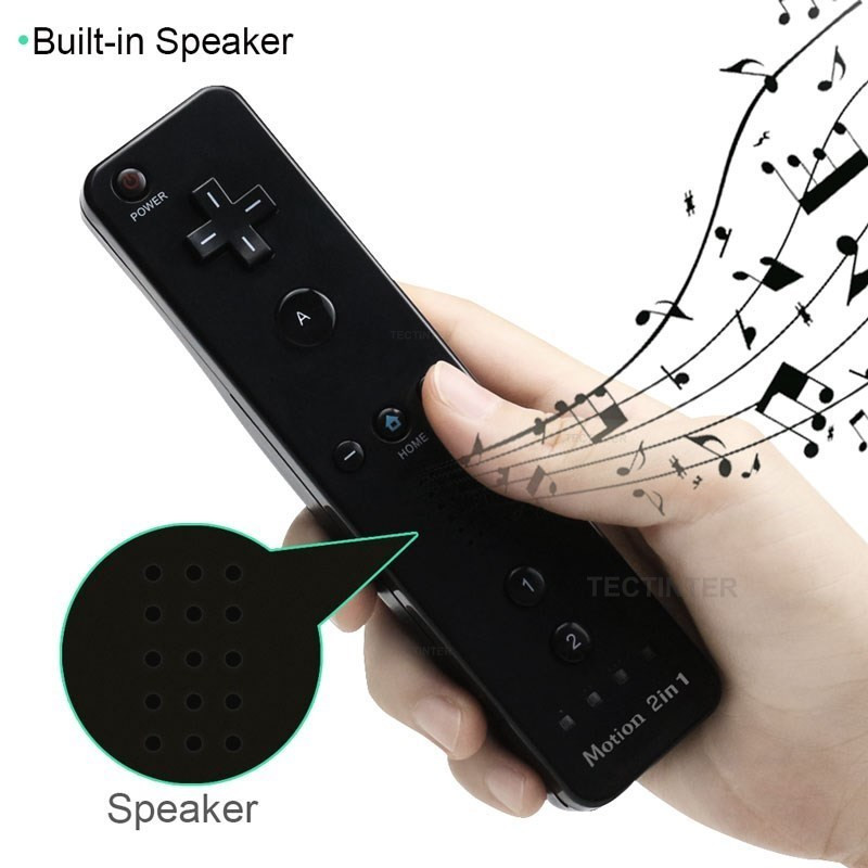 Juhtmevaba Bluetoothi mängupult Sisseehitatud Motion Plus kaugjuhtimispult, mis ühildub Nintendo Wii kontrolleriga Nunchucki komplekt koos silikoonümbrisega