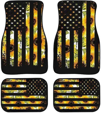 Jndtueit Leopard Cheetah Animal Print Χαλιά πατάκια δαπέδου για αυτοκίνητο παντός καιρού Προστασία βαρέως τύπου Fit Most Vehicle, Cars, Se