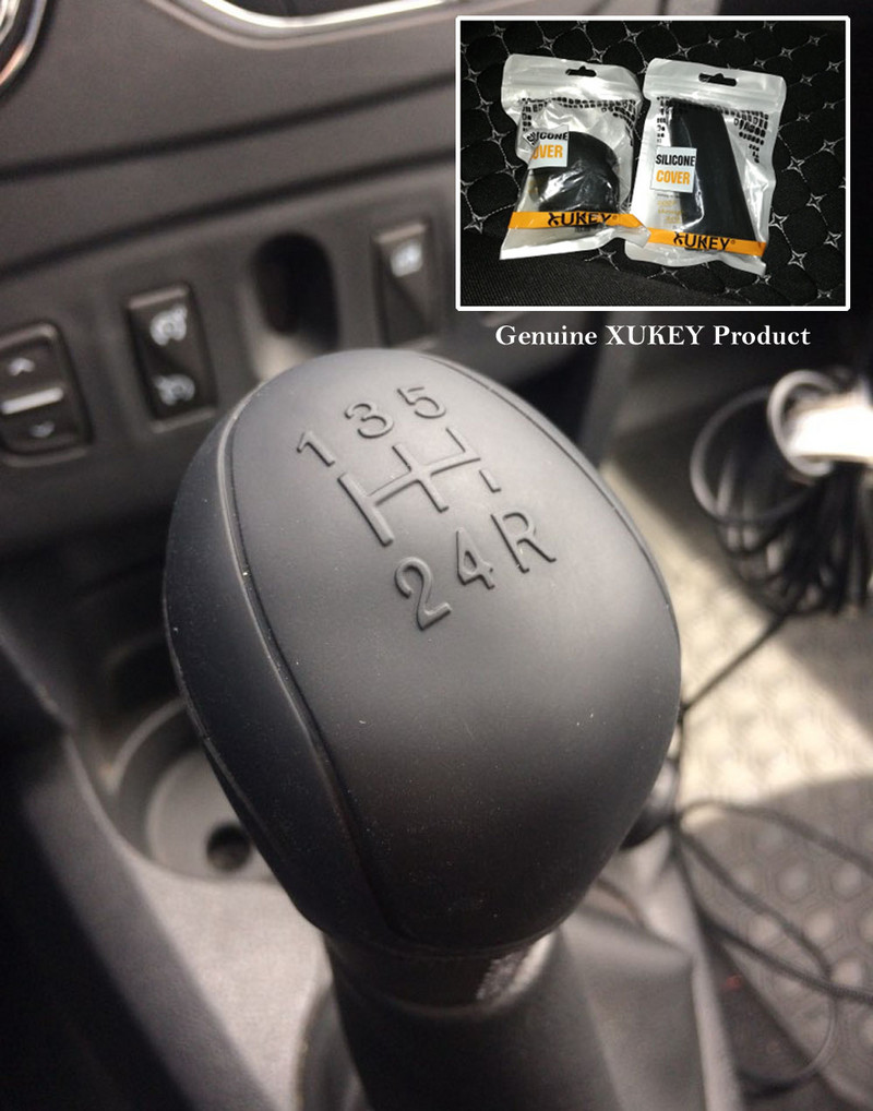 Autó Auto Manuális Szilikon Váltó Sebességváltó Fejgomb burkolat Kézifék Kézifék Védő GRIP váltó Kia Rio 3 4 Solaris Qashqaihoz