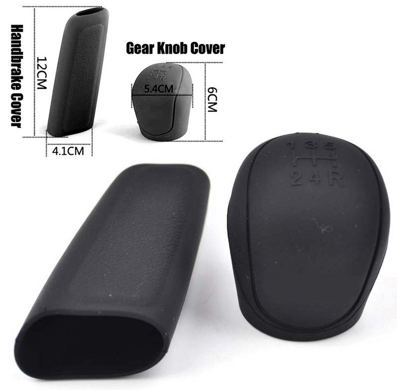Autó Auto Manuális Szilikon Váltó Sebességváltó Fejgomb burkolat Kézifék Kézifék Védő GRIP váltó Kia Rio 3 4 Solaris Qashqaihoz
