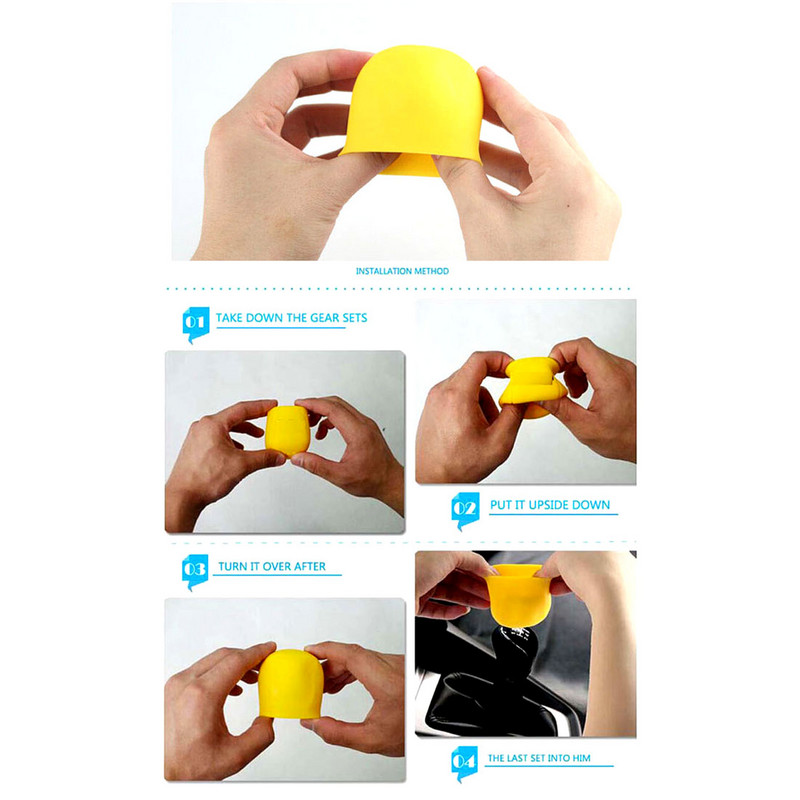 Autó Auto Manuális Szilikon Váltó Sebességváltó Fejgomb burkolat Kézifék Kézifék Védő GRIP váltó Kia Rio 3 4 Solaris Qashqaihoz